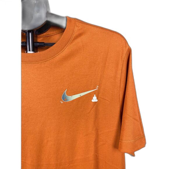 Nike Dri-FIT Tee Shirt Unisex L Orange Training Sports Top New NWT - Picture 4 of 6
